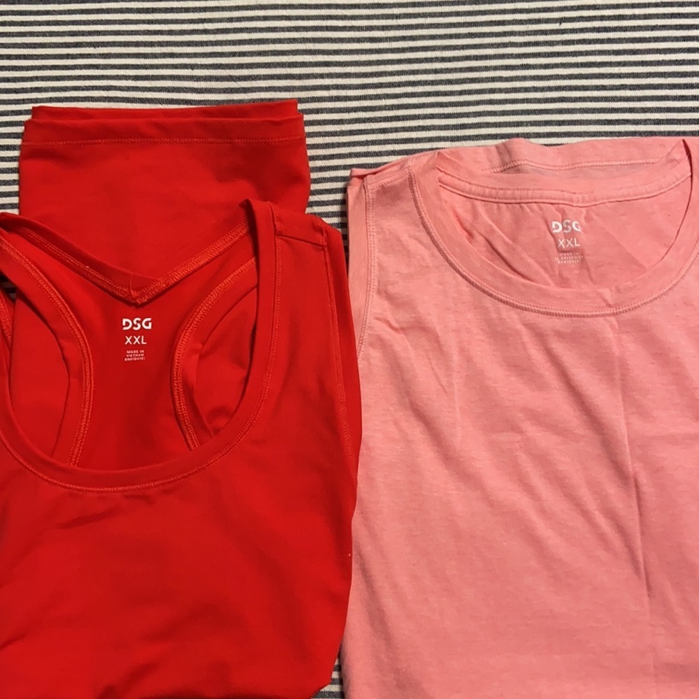 DSG Tank Tops - red & pink XXL - Picture 9 of 9
